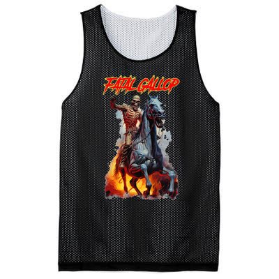 Fatal Gallop Diabolic Fear Black Horror Evil Monster Terror Mesh Reversible Basketball Jersey Tank