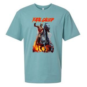 Fatal Gallop Diabolic Fear Black Horror Evil Monster Terror Sueded Cloud Jersey T-Shirt