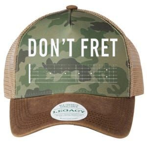 Funny Guitarist Dont Fret Legacy Tie Dye Trucker Hat