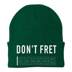 Funny Guitarist Dont Fret Knit Cap Winter Beanie