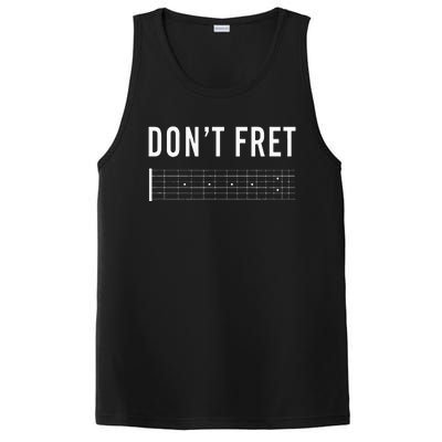 Funny Guitarist Dont Fret PosiCharge Competitor Tank