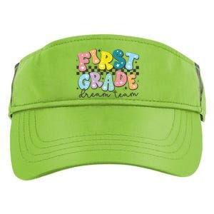 First Grade Dream Team Back To School Teachers Students Gift Adult Drive Performance Visor