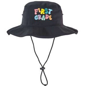 First Grade Dream Team Back To School Teachers Students Gift Legacy Cool Fit Booney Bucket Hat