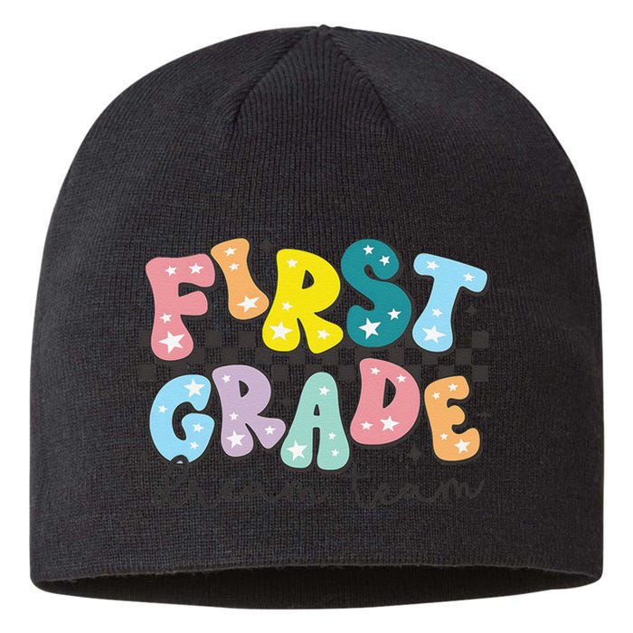 First Grade Dream Team Back To School Teachers Students Gift Sustainable Beanie