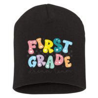 First Grade Dream Team Back To School Teachers Students Gift Short Acrylic Beanie