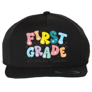 First Grade Dream Team Back To School Teachers Students Gift Wool Snapback Cap