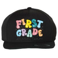 First Grade Dream Team Back To School Teachers Students Gift Wool Snapback Cap