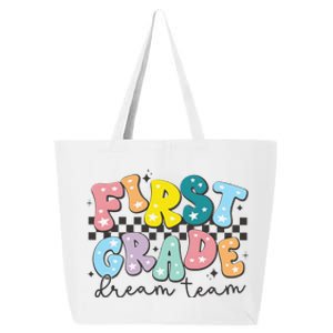 First Grade Dream Team Back To School Teachers Students Gift 25L Jumbo Tote