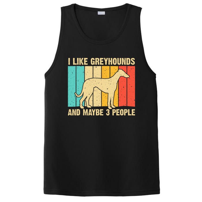 Funny Greyhound Design  Italian Greyhound Dog Lover PosiCharge Competitor Tank