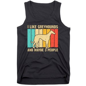 Funny Greyhound Design  Italian Greyhound Dog Lover Tank Top