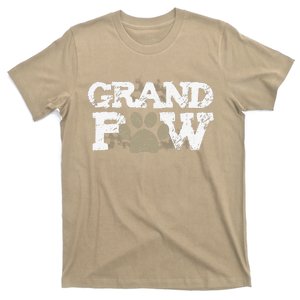 Funny Grandpaw Dog For Grandfather Dog Gift Grandpaw T-Shirt