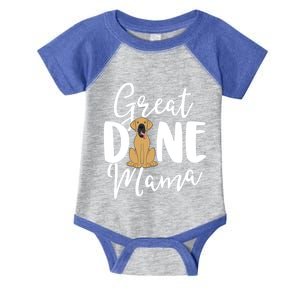 Fawn Great Dane Mama Dog Owner Cool Gift Mom Gift Funny Gift Infant Baby Jersey Bodysuit