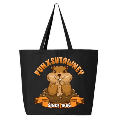 Funny Groundhog Day Phil Cute Ground Hog Punxsutawney Gift 25L Jumbo Tote
