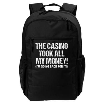 Funny Gambling Design Poker Lovers Gamblers Daily Commute Backpack