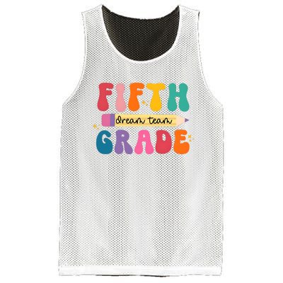 Fifth Grade Dreamteam 5th Grade Back To School Mesh Reversible Basketball Jersey Tank