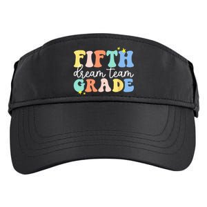 Fifth Grade Dream Team Teacher Students Back To School Adult Drive Performance Visor