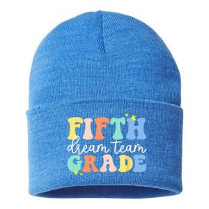 Fifth Grade Dream Team Teacher Students Back To School Sustainable Knit Beanie