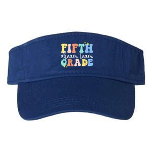 Fifth Grade Dream Team Teacher Students Back To School Valucap Bio-Washed Visor