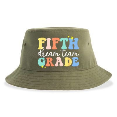 Fifth Grade Dream Team Teacher Students Back To School Sustainable Bucket Hat