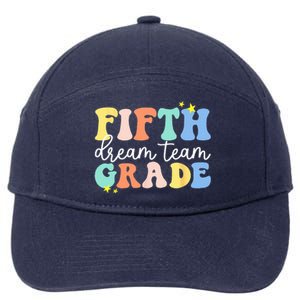 Fifth Grade Dream Team Teacher Students Back To School 7-Panel Snapback Hat