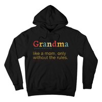 Funny Grandma Defination Hoodie