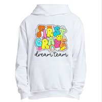 First Grade Dream Team Retro Back To School Teacher Student Gift Urban Pullover Hoodie