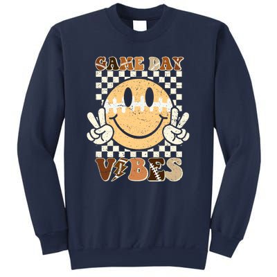 Football Game Day Vibes Funny Face American Sport Gift Sweatshirt