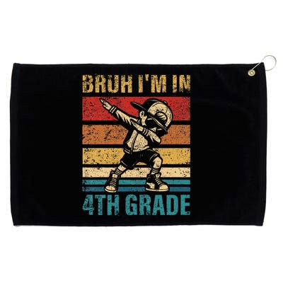 Fourth Grade Dabbing Boy Bruh IM In 4th Grade Student Gift Grommeted Golf Towel