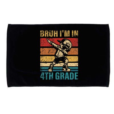 Fourth Grade Dabbing Boy Bruh IM In 4th Grade Student Gift Microfiber Hand Towel