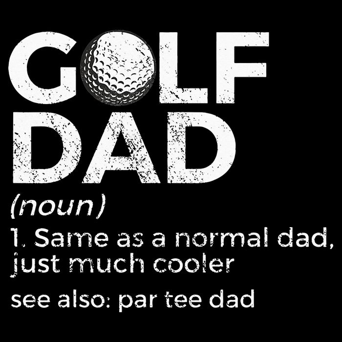 Funny Golf Dad Definition Golfing For Golfers Par Tee Dad Drawstring Bag