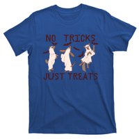 Funny Ghost Dog Halloween No Tricks Just Treats Gift T-Shirt