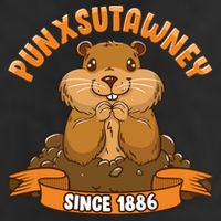 Funny Groundhog Day Phil Cute Ground Hog Punxsutawney Garment-Dyed Heavyweight T-Shirt
