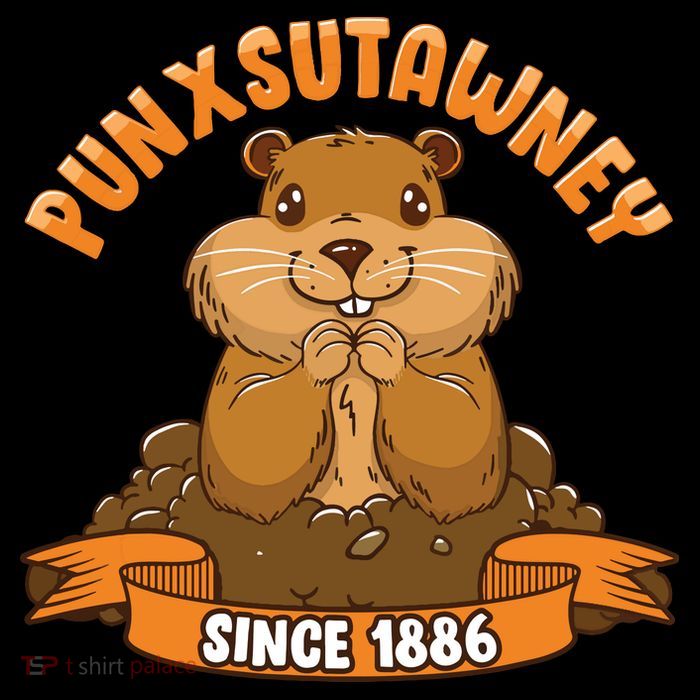 Funny Groundhog Day Phil Cute Ground Hog Punxsutawney T-Shirt