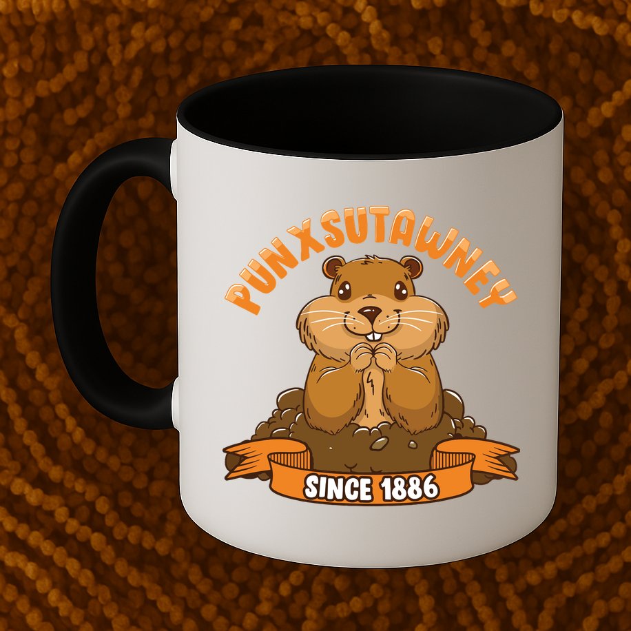 Funny Groundhog Day Phil Cute Ground Hog Punxsutawney Mug