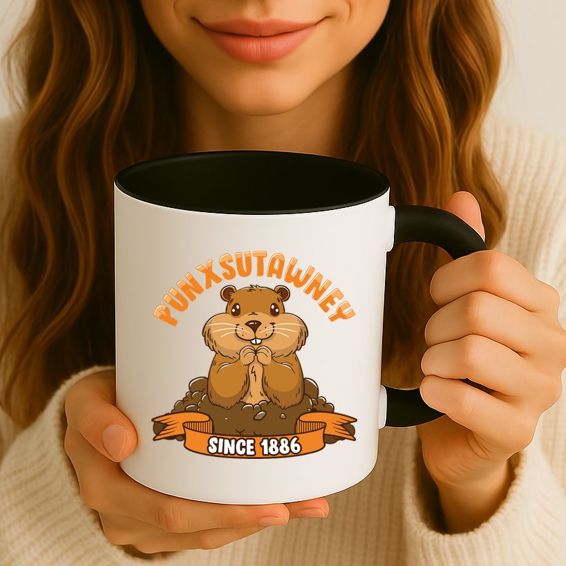 Funny Groundhog Day Phil Cute Ground Hog Punxsutawney Mug