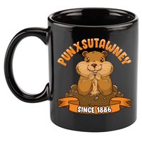 Funny Groundhog Day Phil Cute Ground Hog Punxsutawney 11oz C Handle Ceramic Mug