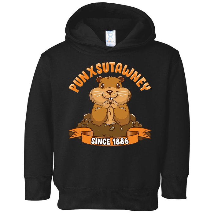 Funny Groundhog Day Phil Cute Ground Hog Punxsutawney Toddler Hoodie