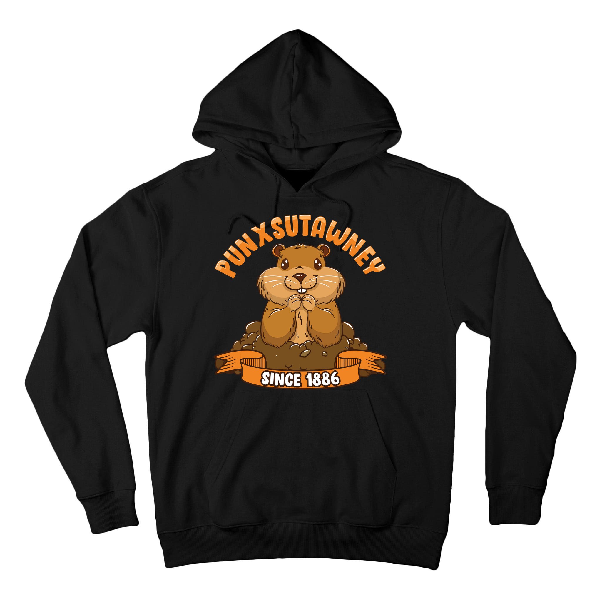 Funny Groundhog Day Phil Cute Ground Hog Punxsutawney Tall Hoodie