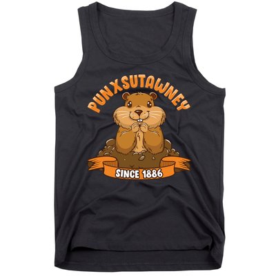Funny Groundhog Day Phil Cute Ground Hog Punxsutawney Tank Top