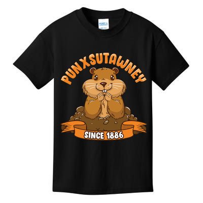 Funny Groundhog Day Phil Cute Ground Hog Punxsutawney Kids T-Shirt