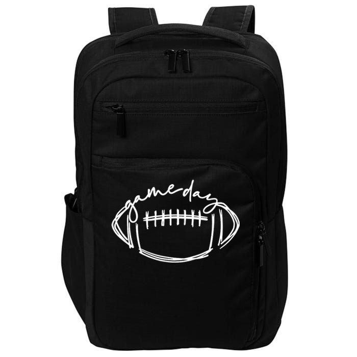 Funny Game Day Football Season Team Sports Vintage Impact Tech Backpack