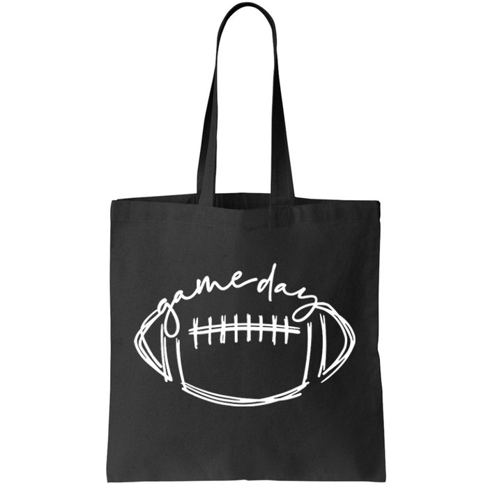 Funny Game Day Football Season Team Sports Vintage Tote Bag