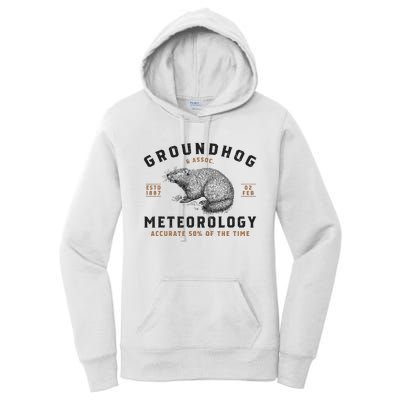 Funny Groundhog Day Shirts Groundhog Meteorology Women's Pullover Hoodie