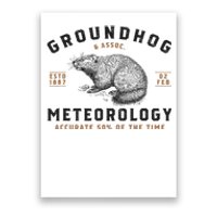 Funny Groundhog Day Shirts Groundhog Meteorology Poster