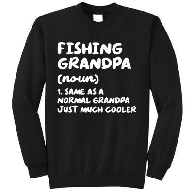 Fishing Grandpa Definition Funny Sports Sweatshirt