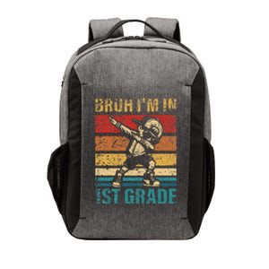 First Grade Dabbing Bruh IM In 1st Grade Student Gift Vector Backpack