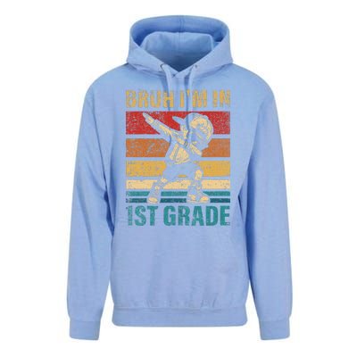 First Grade Dabbing Bruh IM In 1st Grade Student Gift Unisex Surf Hoodie