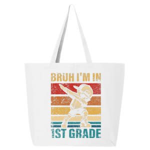 First Grade Dabbing Bruh IM In 1st Grade Student Gift 25L Jumbo Tote