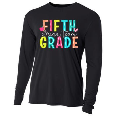 Fifth Grade Dream Team Back To School 5th Grade Teacher Cooling Performance Long Sleeve Crew