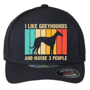 Funny Greyhound Design Women Italian Greyhound Dog Lover Flexfit Unipanel Trucker Cap